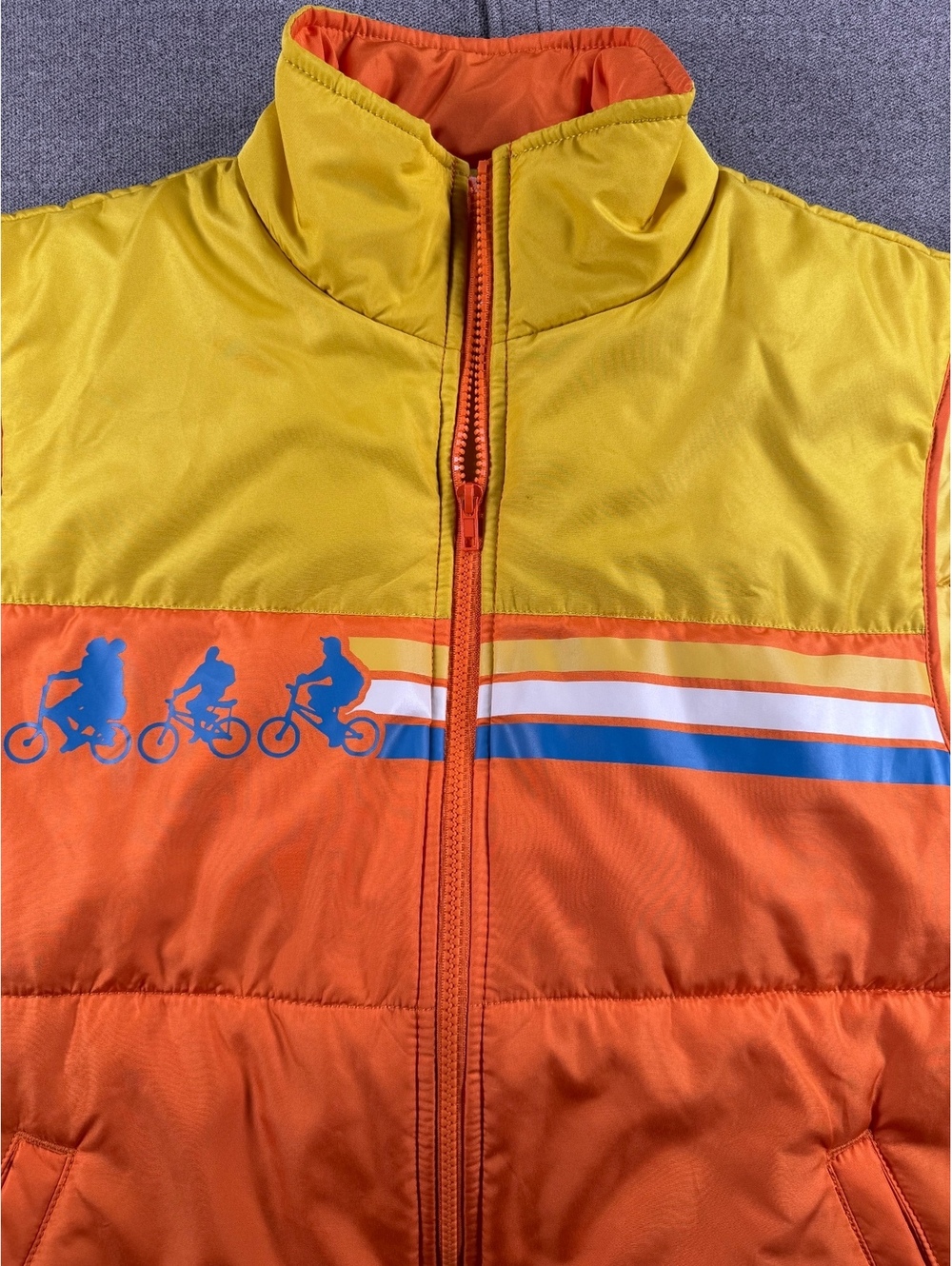 Netflix Stranger Things Retro 80s Style Puffer Vest Costume Cosplay, Large